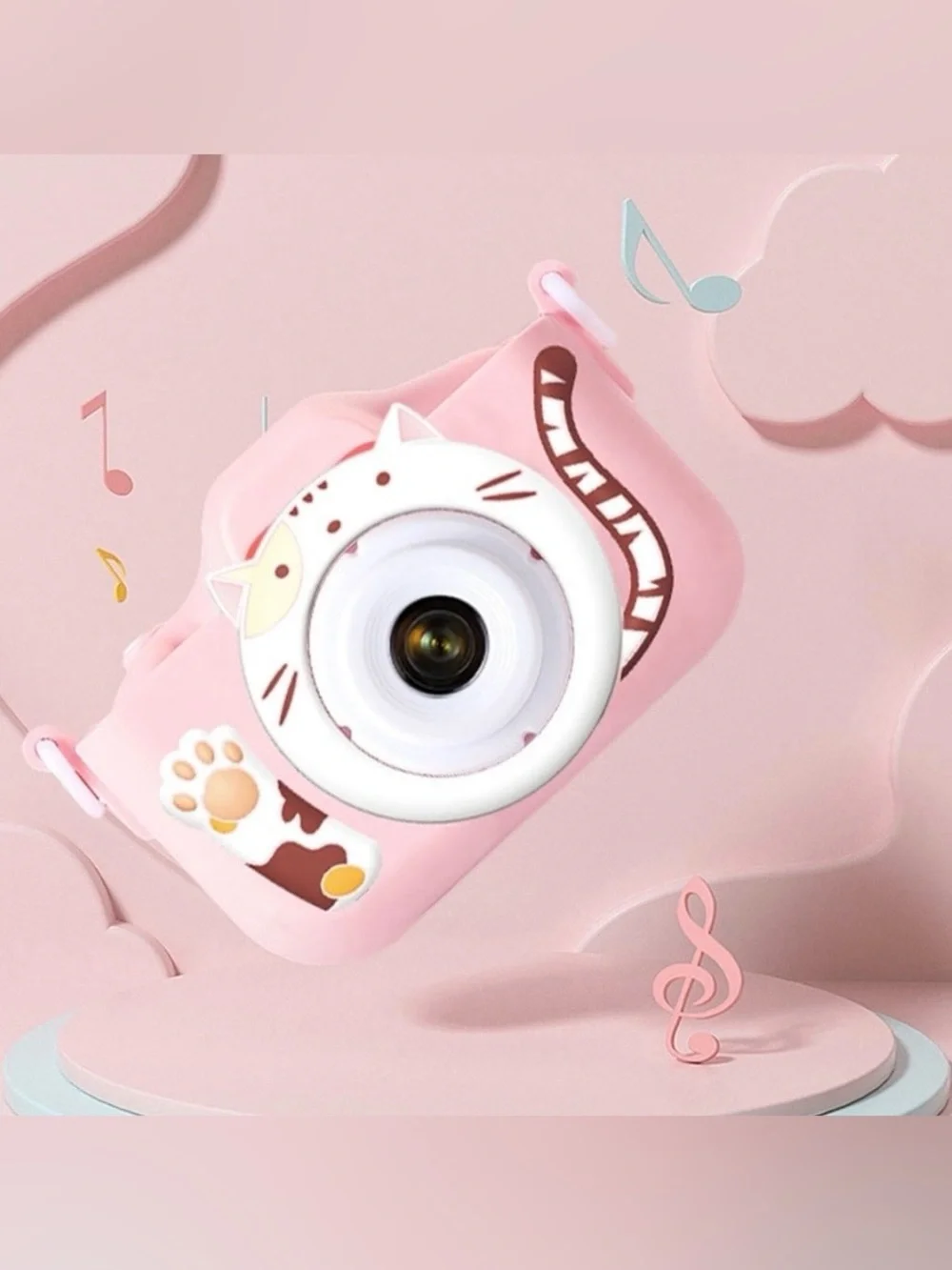 Kids Digital Camera & Video Thousand Selfies Silicone Case 32GB SD Cd Games etc.